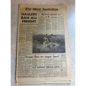 The West Australian (Perth) September 26 1977 Vintage Newspaper